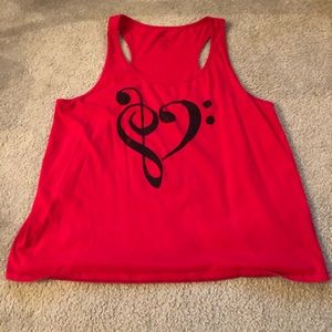 Music Note Tank Top